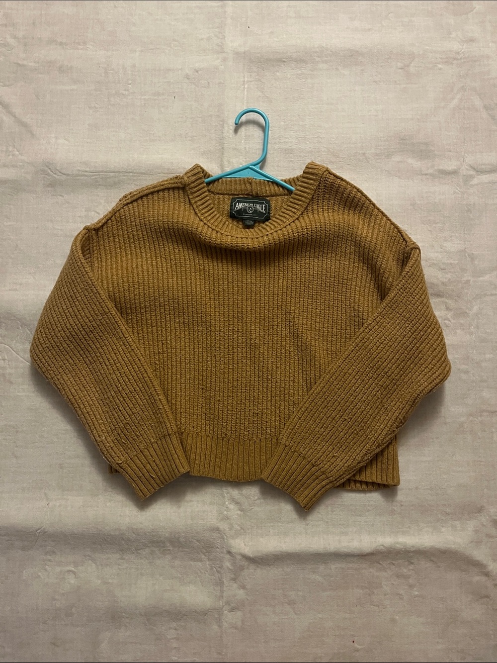 AE Ribbed Sweater Burnt Orange